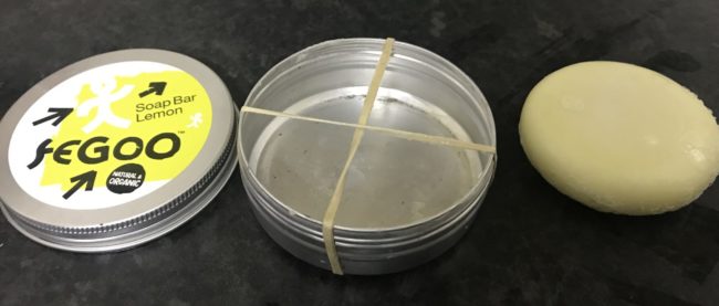 Improvised Soap Dish for soap bars